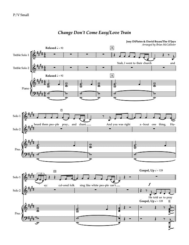 Change Don't Come Easy/ Love Train