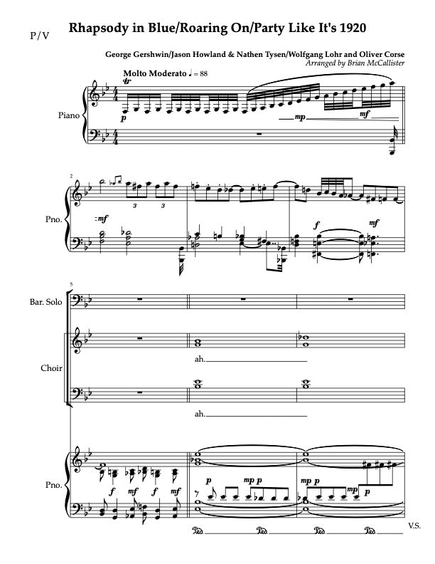 Rhapsody In Blue/Roaring On/Party Like It's 1920