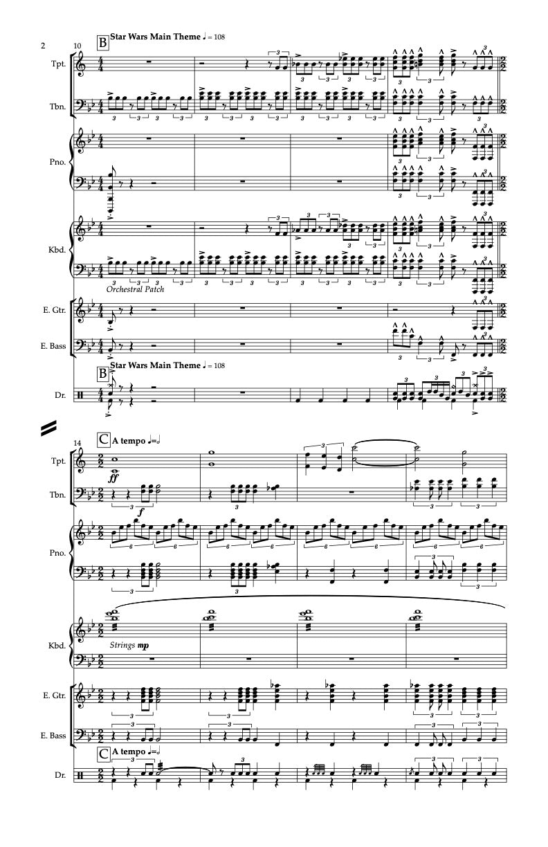 Star Wars Medley - Band